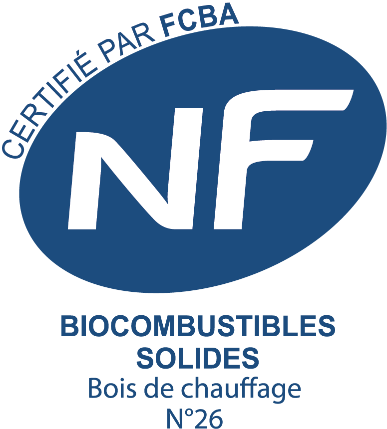 Palette bois bûches séché en étuve 30cm, 2000dm3 - 2.24 Stères - Bois Extra Sec - prêt à bruler