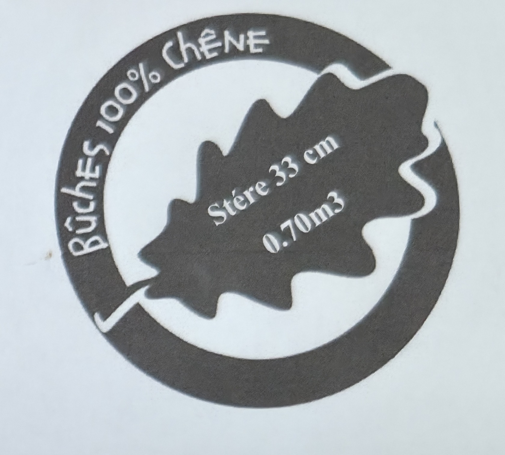 Bois sur palette 100% chêne 33cm - 1 stère - 0.7m3 - origine France - Bois Sec - prêt à bruler